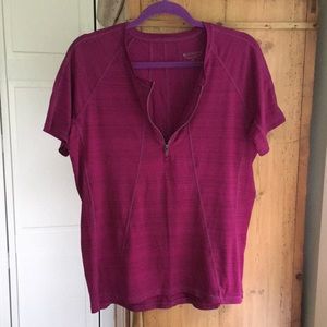 Short-sleeved SPF rash guard/ sun shirt